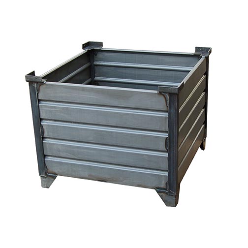 Metal Bins by Davis Metals & Plastics Recycling Resources